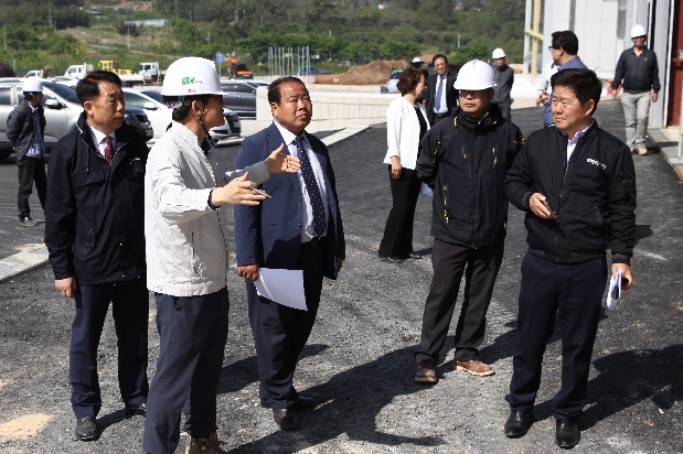 경제산업위원회 화물자동차 차고지 사업부지 현장방문